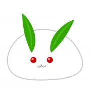 雪うさぎの画像