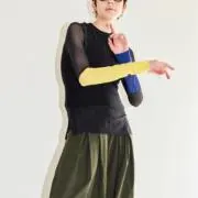 COCOSHNIK K10 YGピアスチャーム 2点ホワイトトパーズ＆ヘマタイト COCOSHNIK K10 YGピアスチャーム 2点ホワイトトパーズ＆ヘマタイト