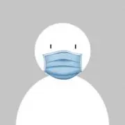 青いマスクの画像