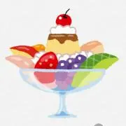 プリンアラモードの画像