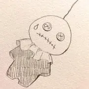 てるてる坊主の画像