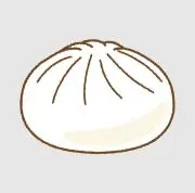 もちもち肉まんの画像