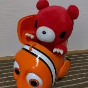 ゆーさん赤クマฅʕ•ﻌ•ʔฅ