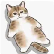 やる気のない猫の画像