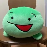 ねこだんご シーサーだんご 赤 青 2点セット ぬいぐるみ 三英貿易