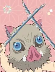 鬼滅の刃ufotableアイスクリームカフェ2023】嘴平伊之助くんセット