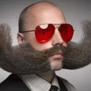 ヒゲサングラスの画像