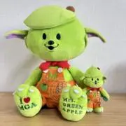 メメル ぬい服 bigサイズ デニムサロペット オレンジステッチ no352