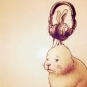 ふわふわうさぎの画像