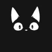 黒猫の画像