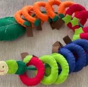 お名前 キーホルダー ひらがなローマ字 フェルト お守り ハンドメイド