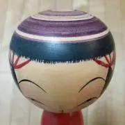こけしの頭の画像