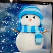 雪ダルマの画像