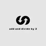add and divide by 2