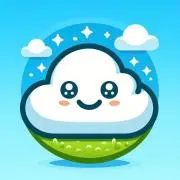 ふわふわ雲の画像