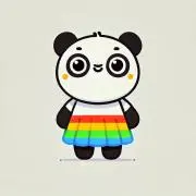 虹色スカートの画像