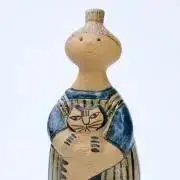 新品】リサラーソン テクラ 鳥 紺×金 - メルカリ