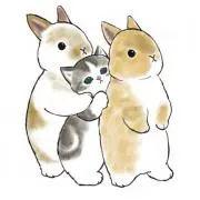 うさぎにゃん＠断捨離中の画像