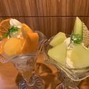 メロンパフェの画像