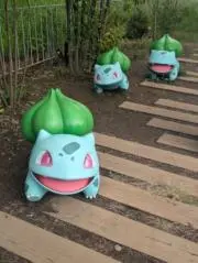 フシギダネとスティッチの画像