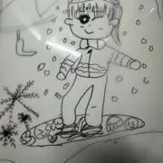 スノーだるまの画像