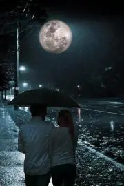 月の雨