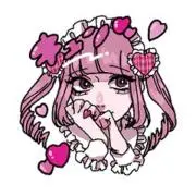 (^_-)-♡バチコンの画像