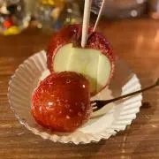 りんごあめの画像