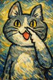 じわる仕事猫の画像