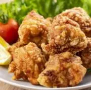鶏の唐揚げ定食の画像