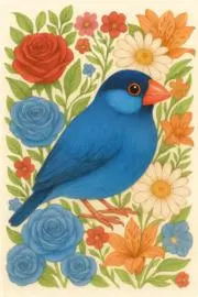 るり鳥【※24時間以内に発送！】の画像