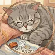 めがね猫【まとめ買い歓迎】の画像