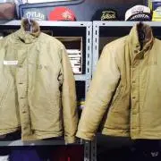 ラディアル スカジャン 黒 白 鷲の刺繍 - メルカリ