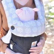 ママと赤ちゃんの為の抱っこ紐カバー製作の画像