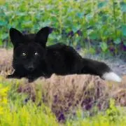 黒狐の画像