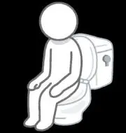 トイレのドアの画像