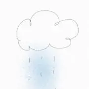 雨雲の画像