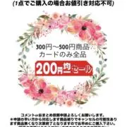 200円セール#３００円商品２つ購入で〜の画像