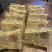 シフォンケーキのオープンハートの画像