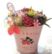 ガーデンピック☆アンティーク柄チャーム☆ガーデニング雑貨☆多肉植物