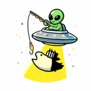 とある河川の黒鱒釣人の画像