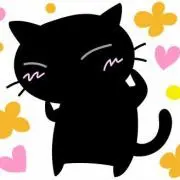 黒猫の画像