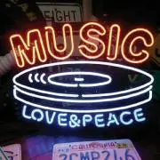 エレクトリックサインボード オリジナル 看板 自由 店舗 お店 Lサイズ 