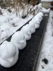 雪だるまのパパの画像