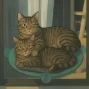 猫が居る生活の画像