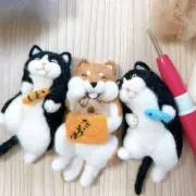 ᵕ•ᴥ•ʾ 羊毛ぬいぐるみcocomoの画像
