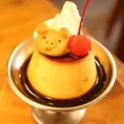 美味しいプリンの画像