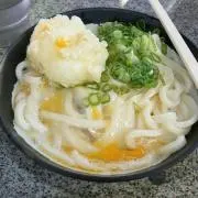 釜玉うどん。