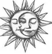 赤い太陽の画像