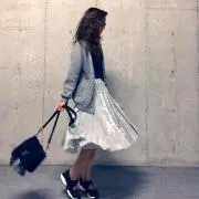 ACKA lame fringe puff dress 卒業式 結婚式 - メルカリ